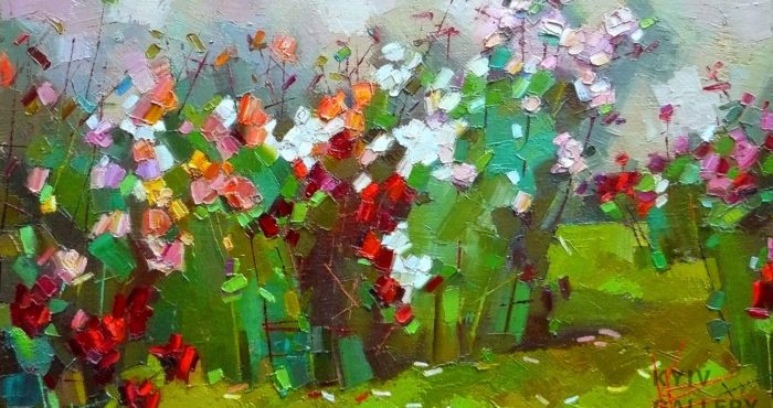 Коліна на світанку прихилю